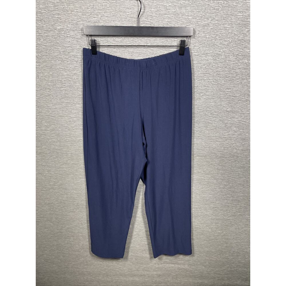 Alfred Dunner Pants Womens size 12 Blue Pull On Stretch NEW